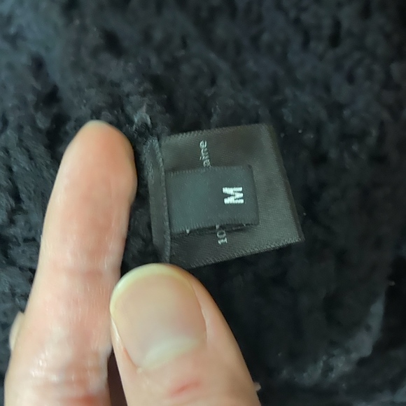 Simone Rocha Oversized Chunky Wool Knit Black Swea - Picture 7 of 7